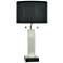 Tamara Day Jasper 32" High Black & White Table Lamp With Black Shade