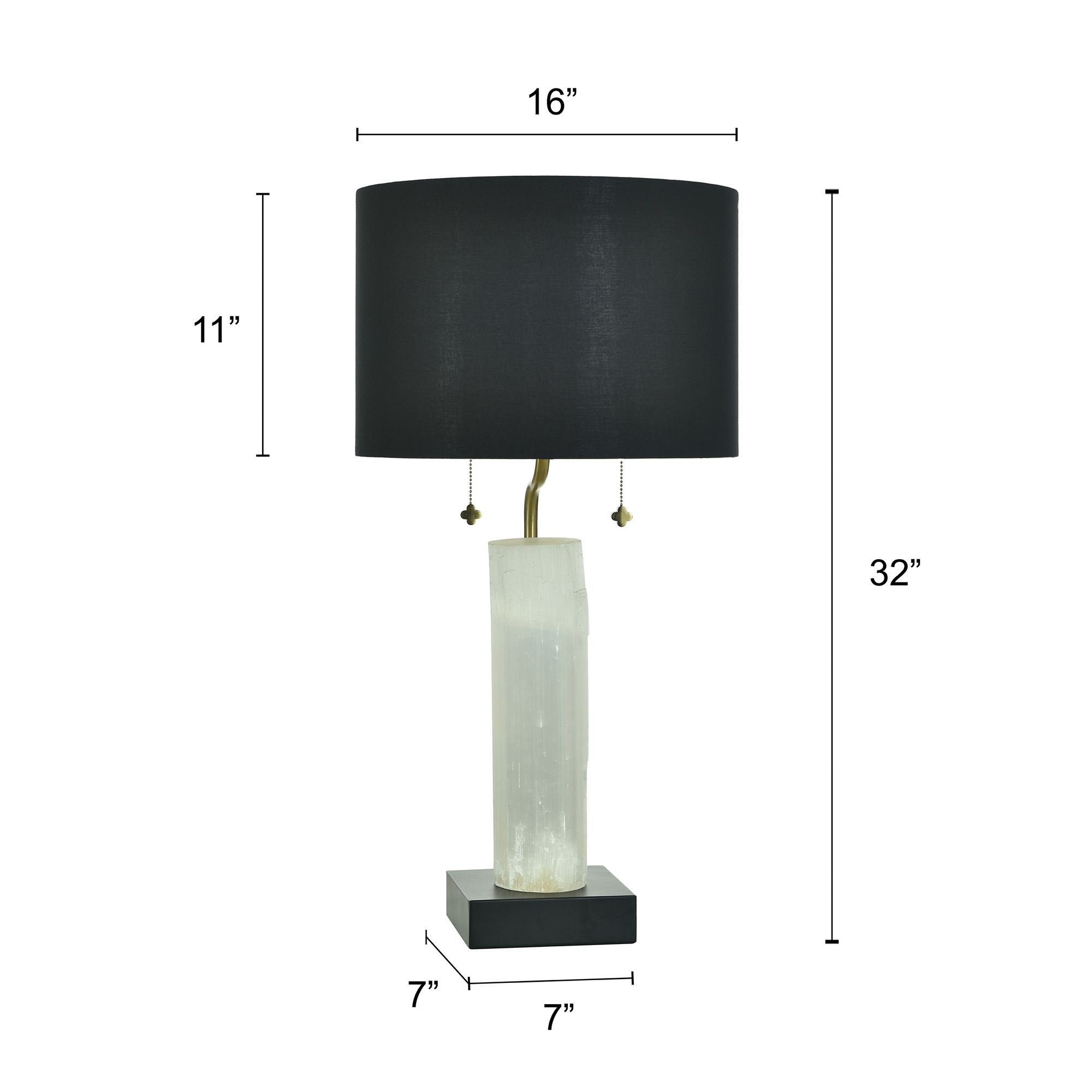 Image 5 Tamara Day Jasper 32" High Black & White Table Lamp With Black Shade more views