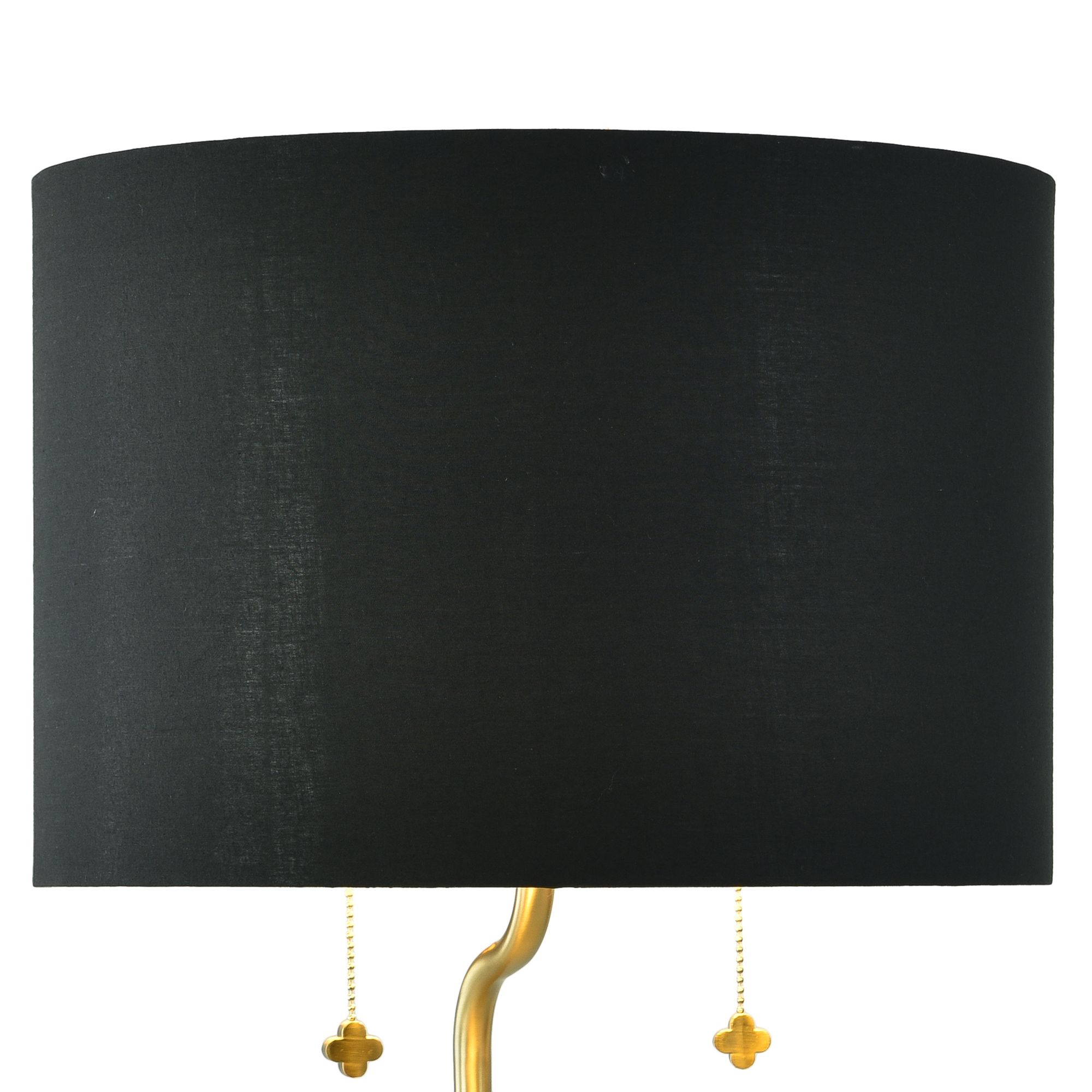 Tamara Day Jasper 32" High Black & White Table Lamp With Black Shade