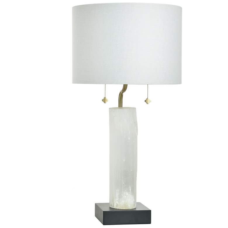 Image 2 Tamara Day Jasper 32" High Black & White Table Lamp With Light Grey Shade