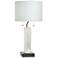 Tamara Day Jasper 32" High Black & White Table Lamp With Light Grey Shade