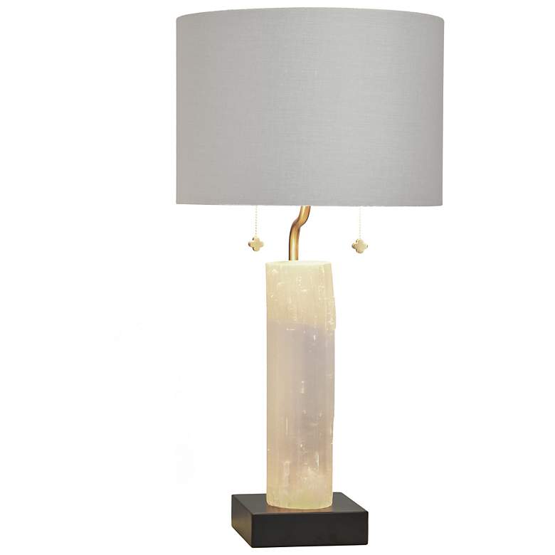 Image 3 Tamara Day Jasper 32" High Black & White Table Lamp With Light Grey Shade more views