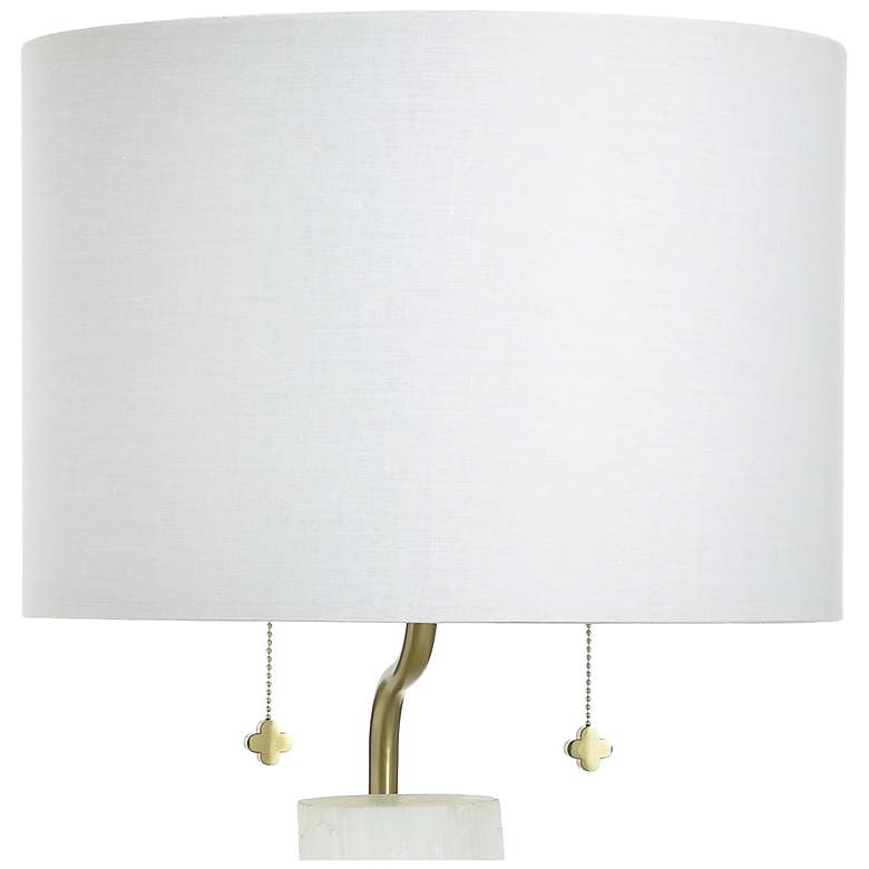 Image 5 Tamara Day Jasper 32" High Black & White Table Lamp With Light Grey Shade more views