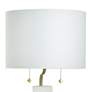 5_Tamara Day Jasper 32" High Black & White Table Lamp With Light Grey Shade more views