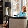 4_Tamara Day Jasper 32" High White & Black Table Lamp With Black Shade more views