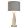 2_Tamara Day Jasper 32" High White & Clear Table Lamp With Light Grey Shade more views