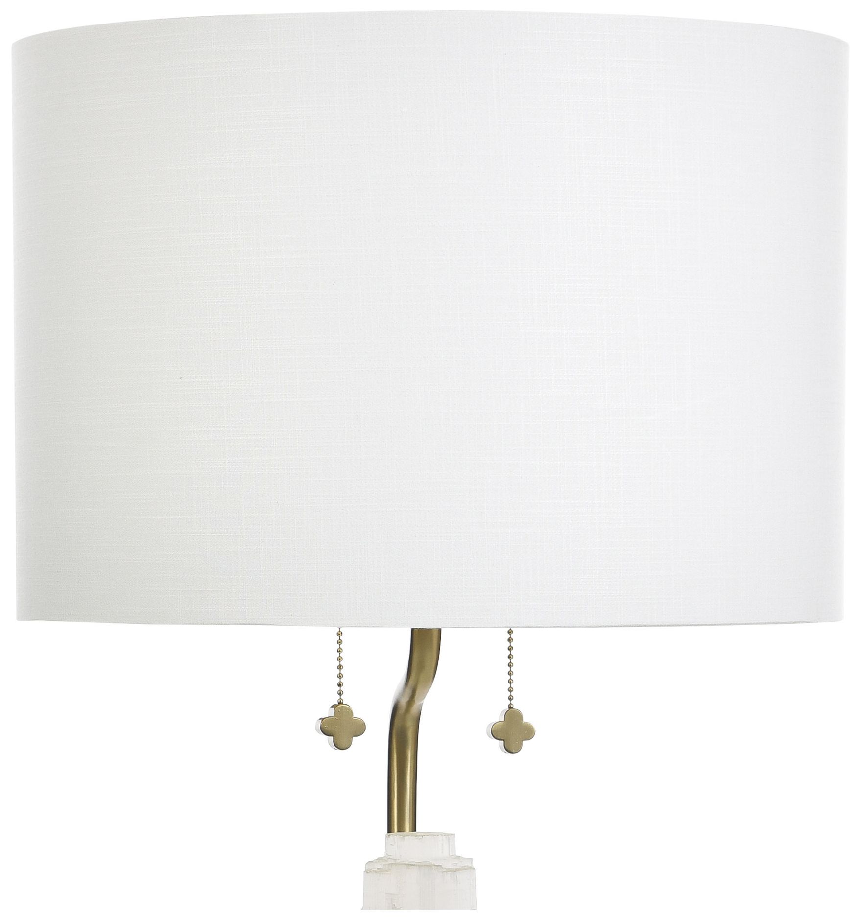 Image 4 Tamara Day Jasper 32" High White & Clear Table Lamp With Light Grey Shade more views