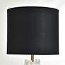 5_Tamara Day Jasper 33"H Black, White & Gold Leaf Table Lamp With Black Shade more views