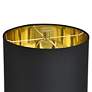 6_Tamara Day Jasper 33"H Black, White & Gold Leaf Table Lamp With Black Shade more views