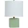 Tamara Day Matilda 18" High Mint Table Lamp With Off-White Shade