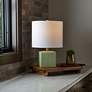 1_Tamara Day Matilda 18" High Mint Table Lamp With Off-White Shade