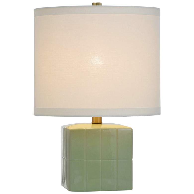 Image 3 Tamara Day Matilda 18" High Mint Table Lamp With Off-White Shade more views