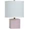 Tamara Day Matilda 18" High Pink Peony Table Lamp With Off-White Shade