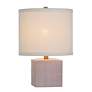 2_Tamara Day Matilda 18" High Pink Peony Table Lamp With Off-White Shade more views