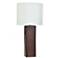 Tamara Day Matilda 31" High Burgandy Table Lamp With Off-White Shade