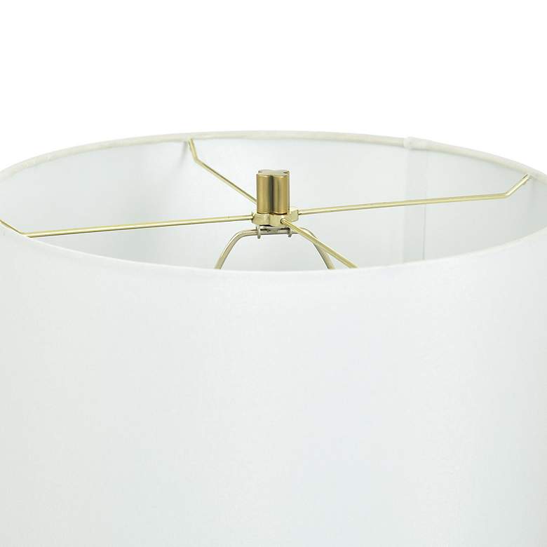 Image 5 Tamara Day Matilda 31" High Burgandy Table Lamp With Off-White Shade more views