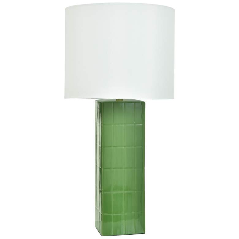 Image 2 Tamara Day Matilda 31" High Green Table Lamp With Off-White Shade