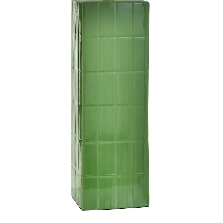 Image 3 Tamara Day Matilda 31" High Green Table Lamp With Off-White Shade more views