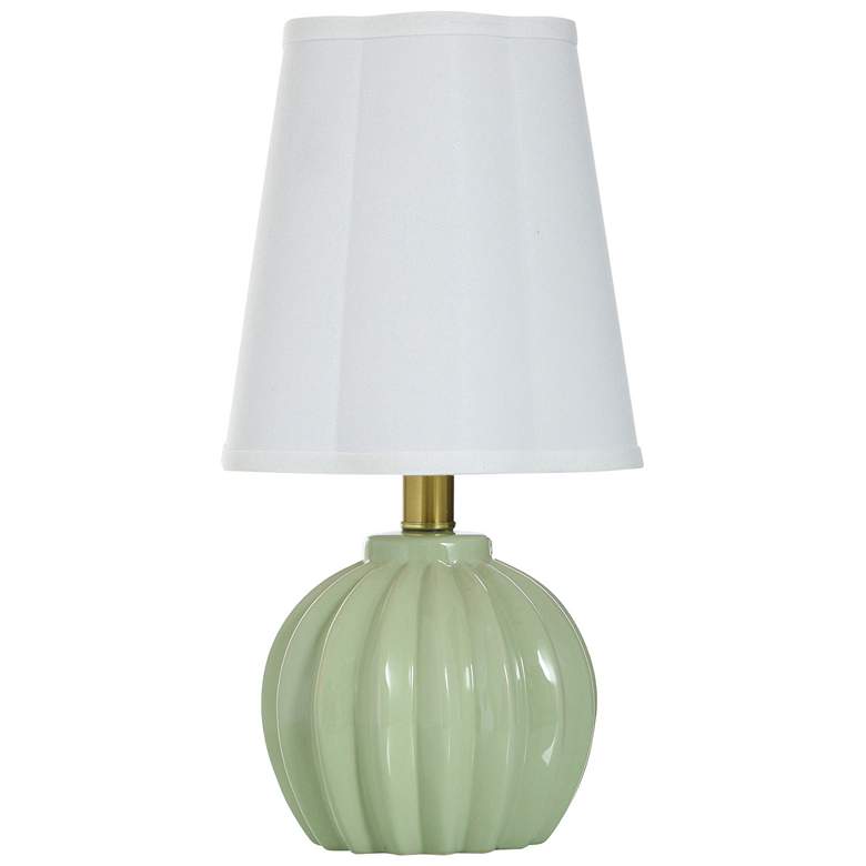 Image 1 Tamara Day Ophelia 15" High Mint Table Lamp With Off-White Shade