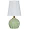 Tamara Day Ophelia 15" High Mint Table Lamp With Off-White Shade