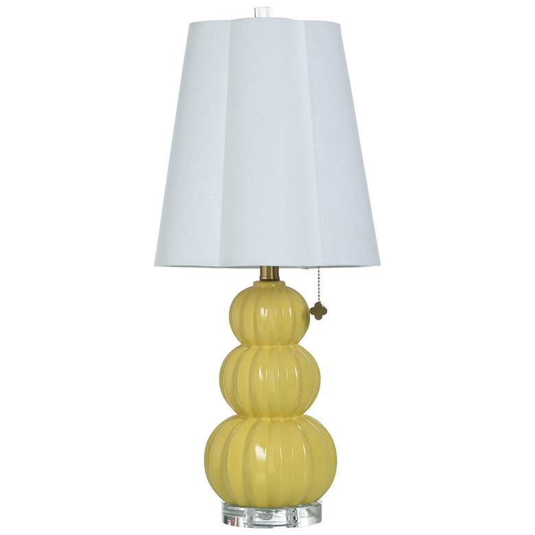 Image 2 Tamara Day Ophelia 26" High Small Gold Table Lamp With Off-White Shade