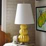 1_Tamara Day Ophelia 26" High Small Gold Table Lamp With Off-White Shade