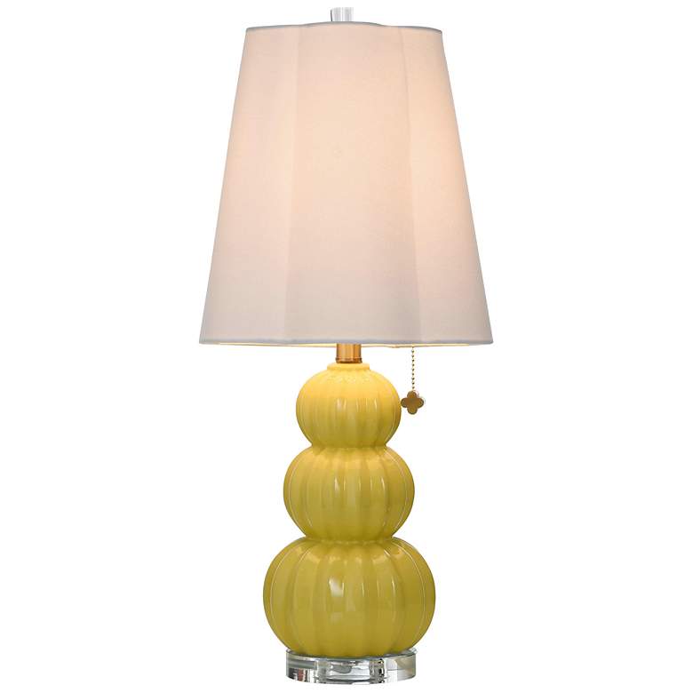 Image 3 Tamara Day Ophelia 26" High Small Gold Table Lamp With Off-White Shade more views