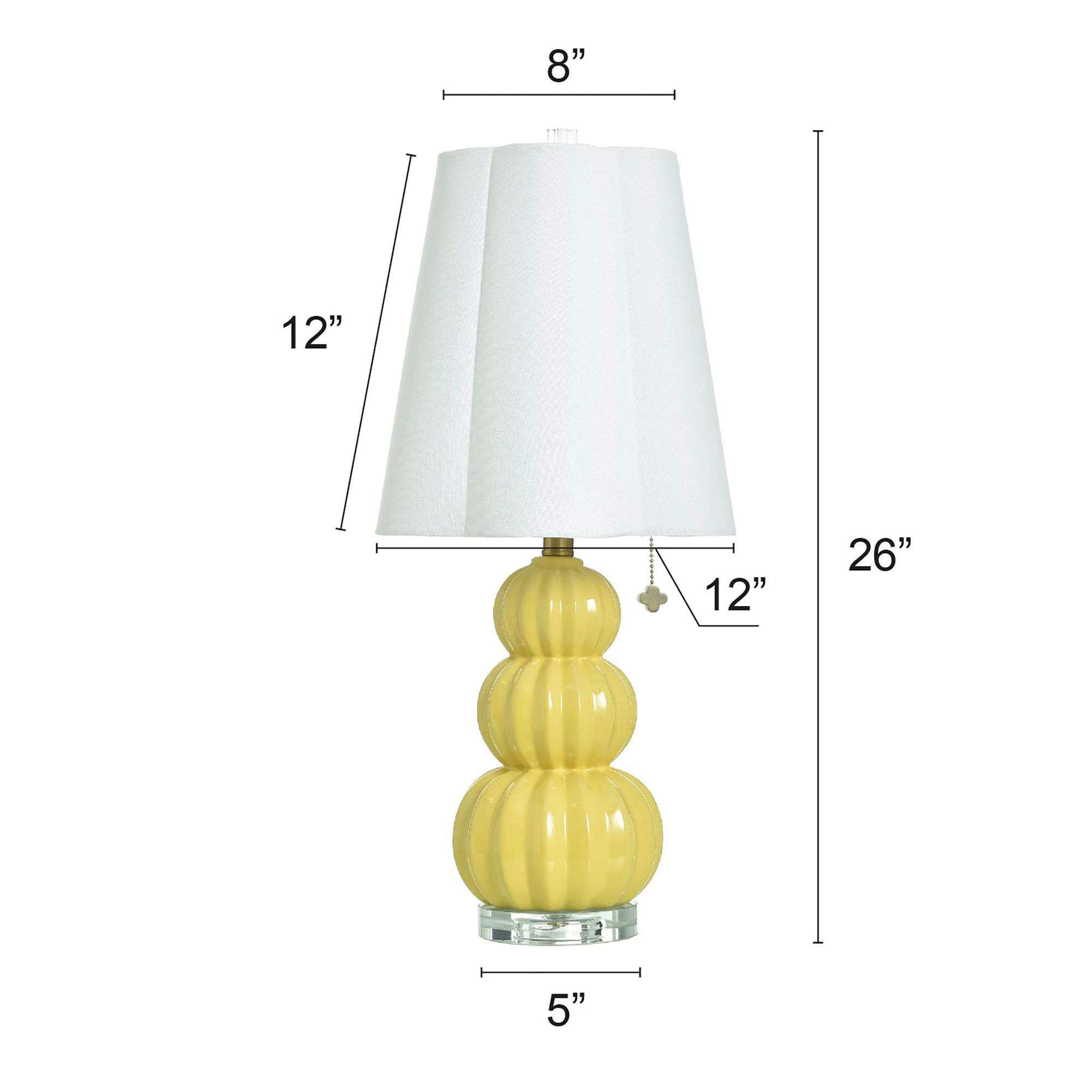 Tamara Day Ophelia 26" High Small Gold Table Lamp With Off-White Shade