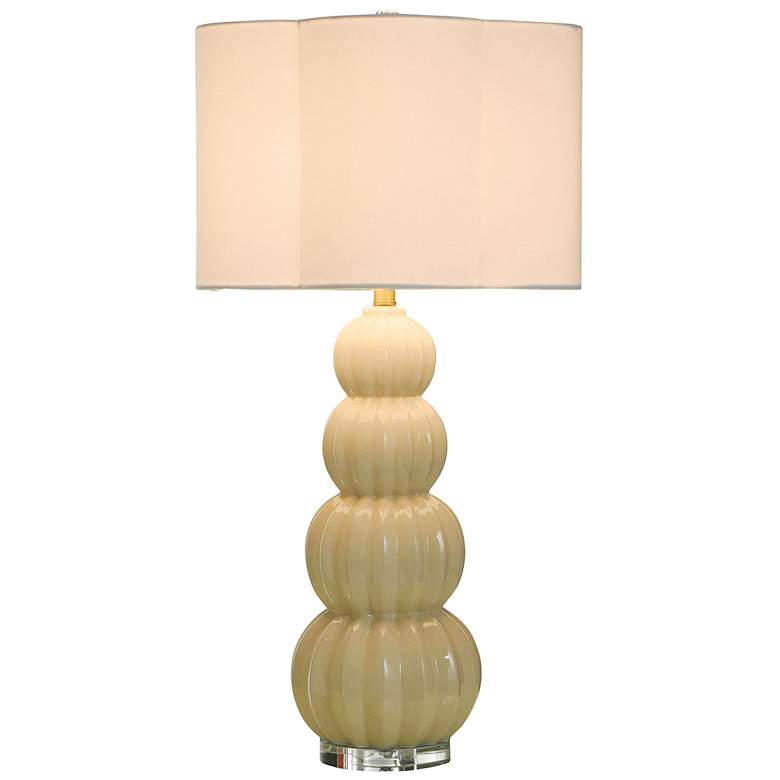 Image 3 Tamara Day Ophelia 33" High Cream Table Lamp With Off-White Shade more views