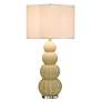 3_Tamara Day Ophelia 33" High Cream Table Lamp With Off-White Shade more views