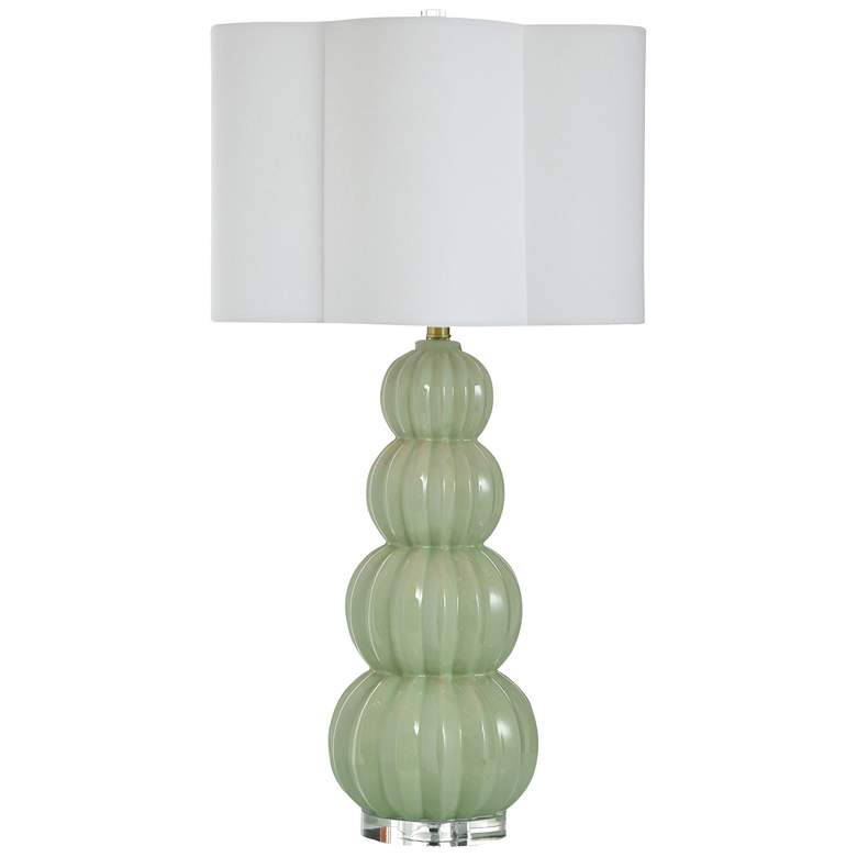 Image 1 Tamara Day Ophelia 33" High Mint Table Lamp With Off-White Shade