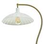 5_Tamara Day Penelope 61"H White Marble & Brass Floor Lamp With White Shade more views