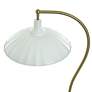 6_Tamara Day Penelope 61"H White Marble & Brass Floor Lamp With White Shade more views