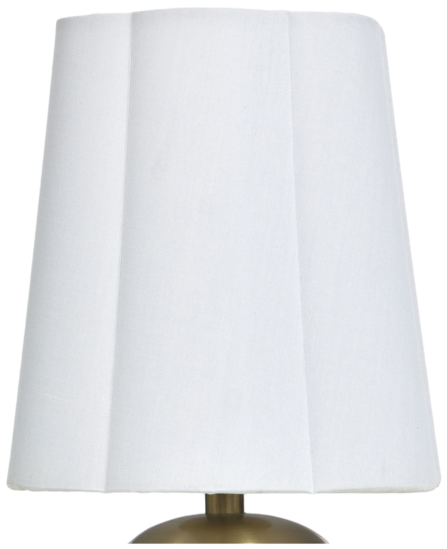 Image 5 Tamara Day Rosalind 12"H Brass & White Marble Table Lamp w/ Off-White Shade more views