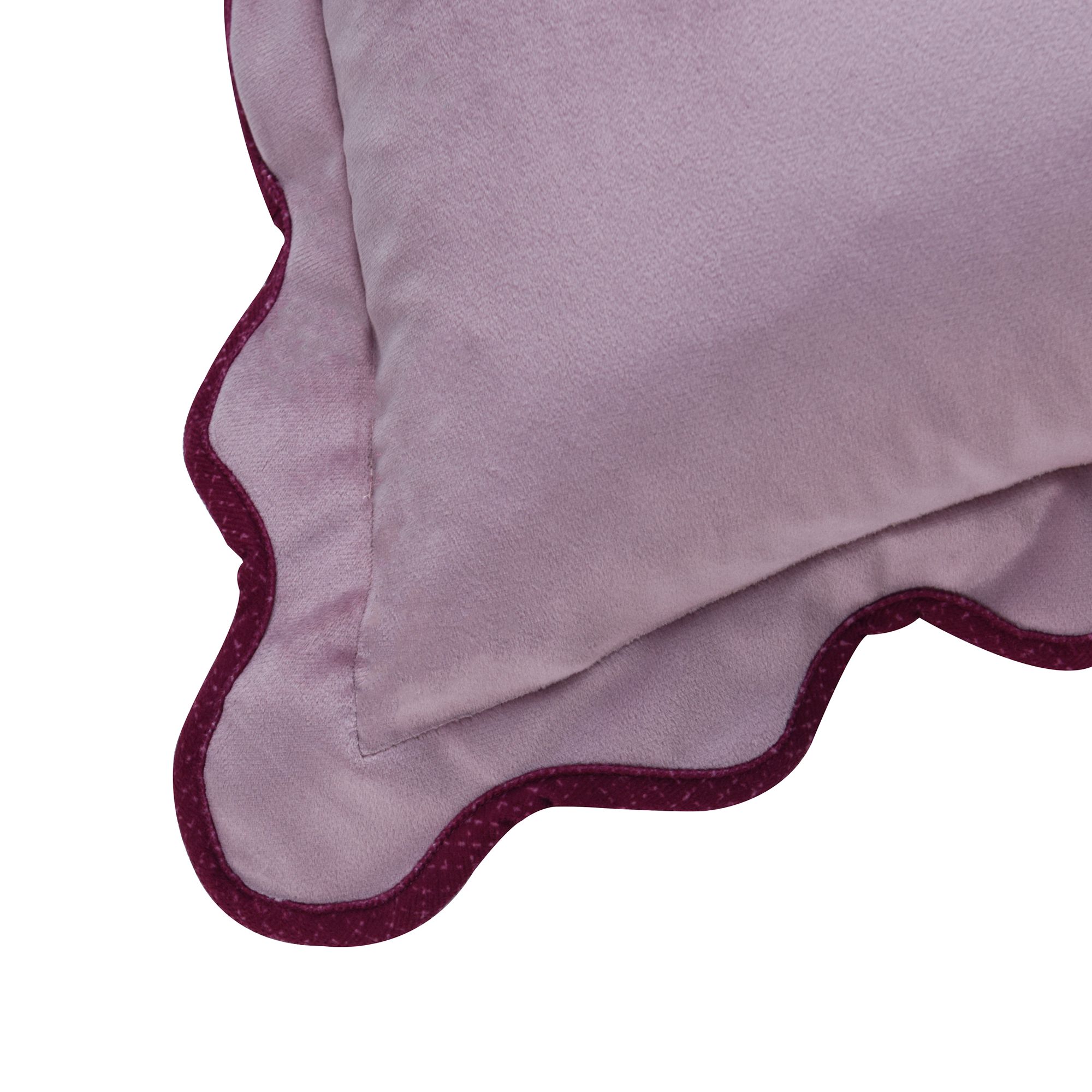 Image 6 Tamara Day Sophie 22" x 22" Lilac & Merlot Down Fill Pillow more views