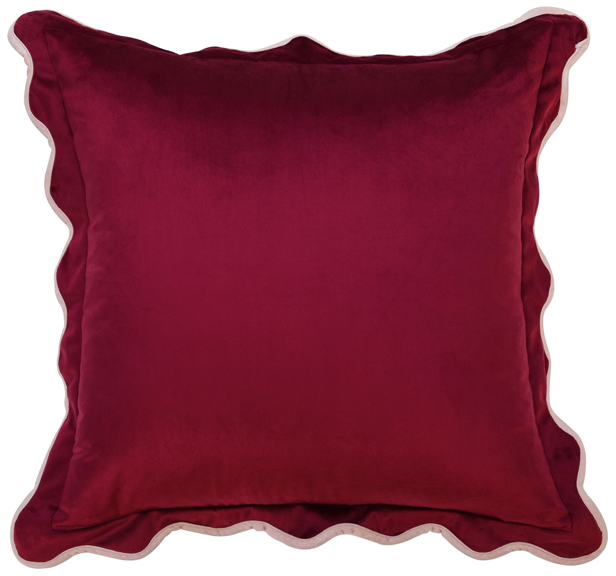 Image 2 Tamara Day Sophie 22" x 22" Merlot & Lilac Down Fill Pillow
