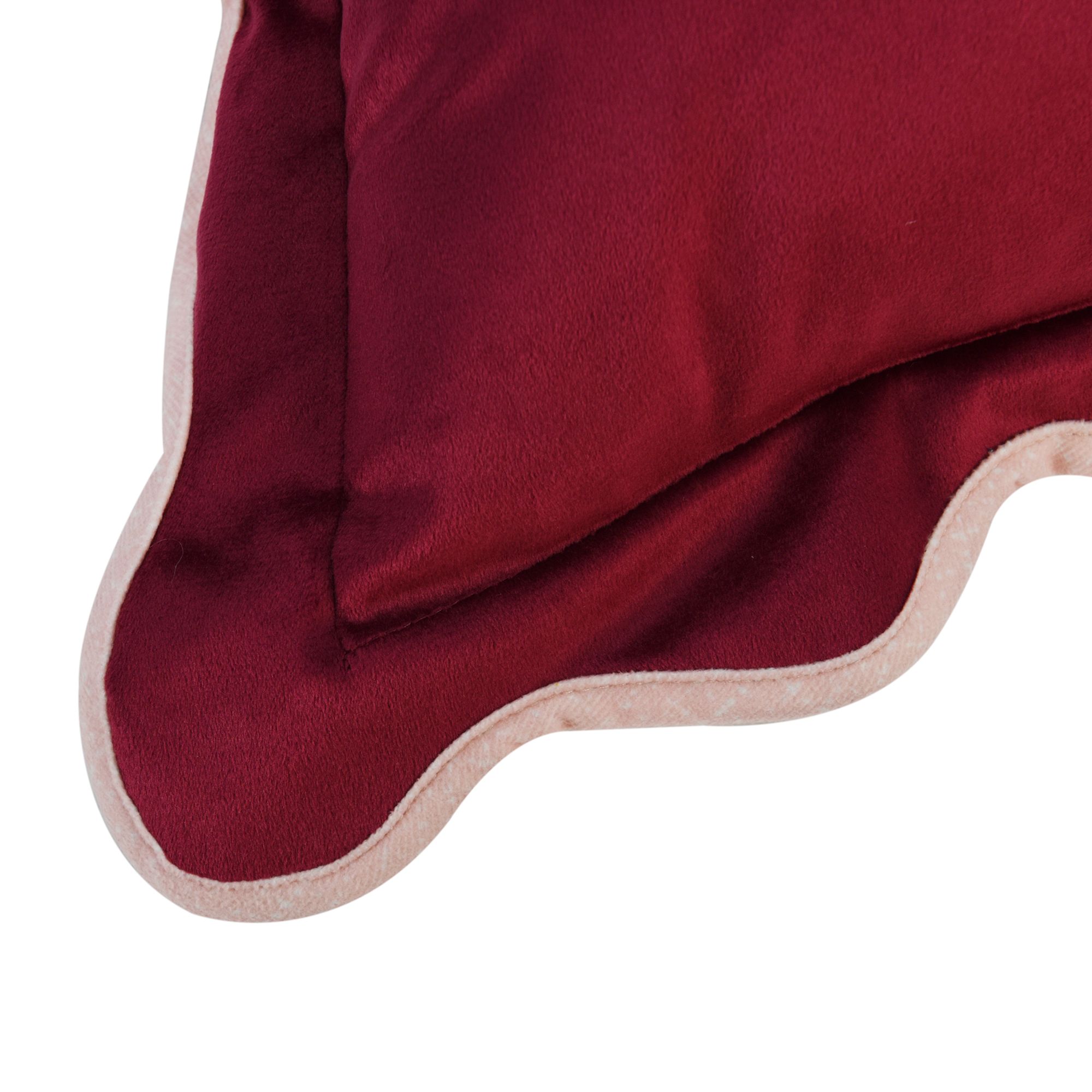 Image 5 Tamara Day Sophie 22" x 22" Merlot & Lilac Down Fill Pillow more views