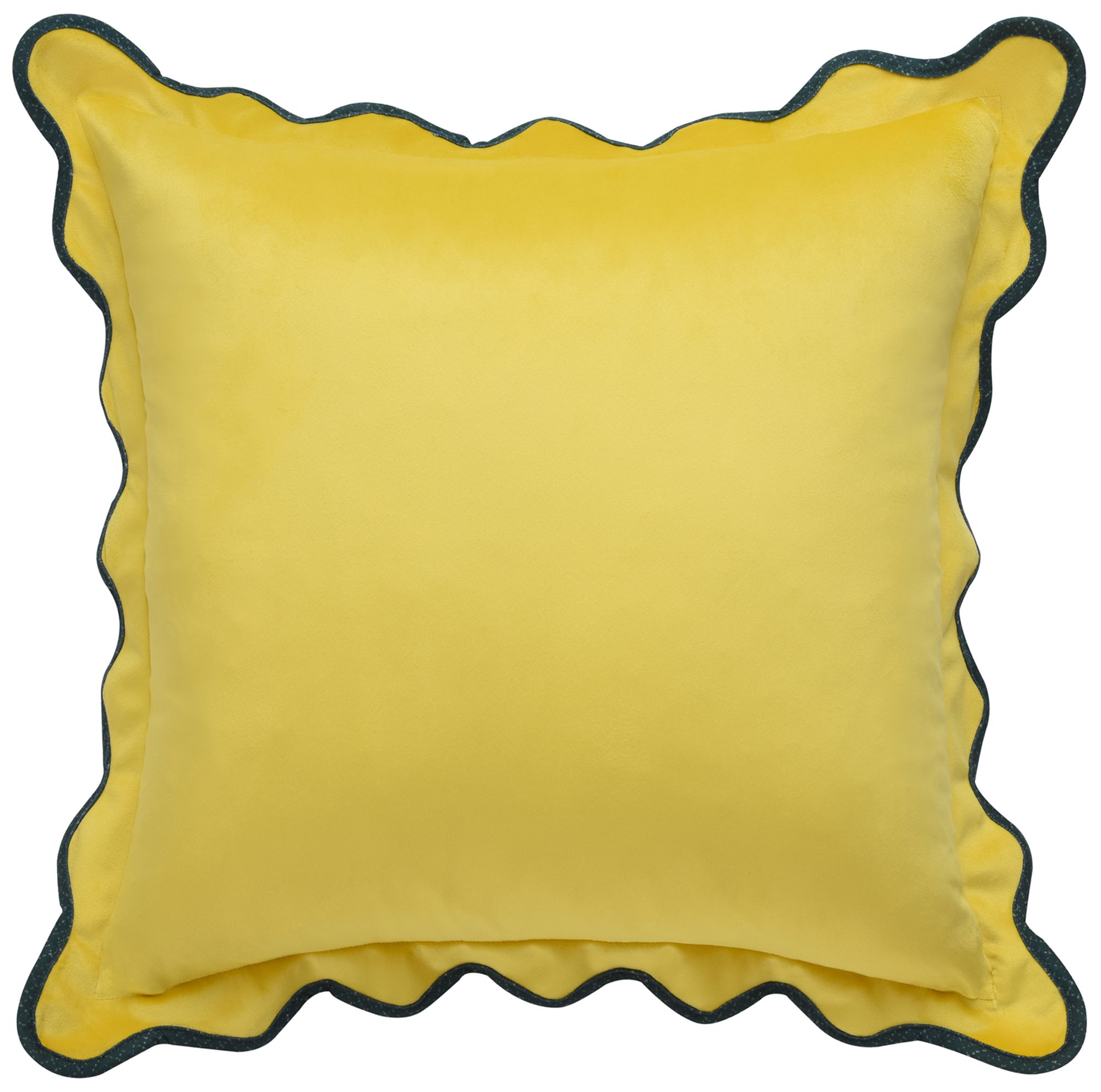 Image 2 Tamara Day Sophie 22" x 22" Yellow & Blue Down Fill Pillow