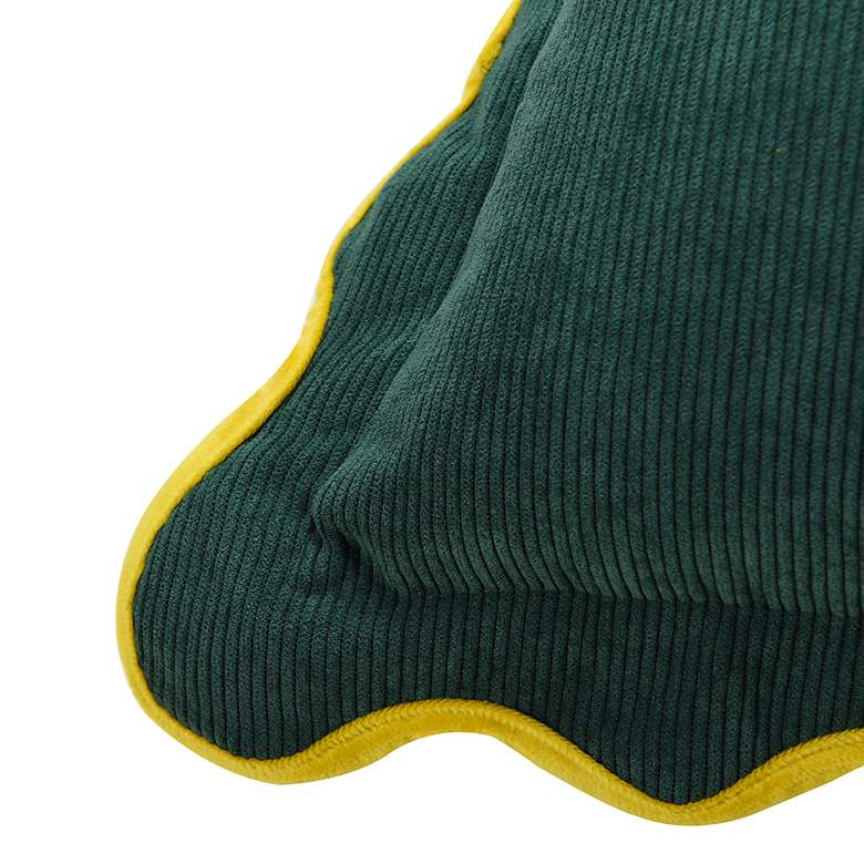 Image 5 Tamara Day Sophie 22" x 22" Dark Teal Green, Pink & Yellow Down Fill Pillow more views