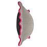 3_Tamara Day Sophie 22" x 22" Light Grey, Charcoal & Hot Pink Down Pillow more views
