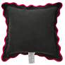 4_Tamara Day Sophie 22" x 22" Light Grey, Charcoal & Hot Pink Down Pillow more views