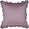 Tamara Day Sophie 22" x 22" Lilac & Merlot Down Fill Pillow