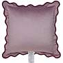 4_Tamara Day Sophie 22" x 22" Lilac & Merlot Down Fill Pillow more views