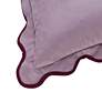 6_Tamara Day Sophie 22" x 22" Lilac & Merlot Down Fill Pillow more views