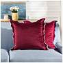 1_Tamara Day Sophie 22" x 22" Merlot & Lilac Down Fill Pillow