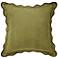 Tamara Day Sophie 22" x 22" Olive Green, Tan & Brown Down Fill Pillow