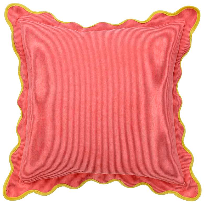 Image 2 Tamara Day Sophie 22" x 22" Pink, Lavender & Yellow Down Fill Pillow