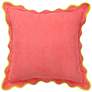 2_Tamara Day Sophie 22" x 22" Pink, Lavender & Yellow Down Fill Pillow