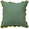 Tamara Day Sophie 22" x 22" Sage, Red & Yellow Down Fill Pillow