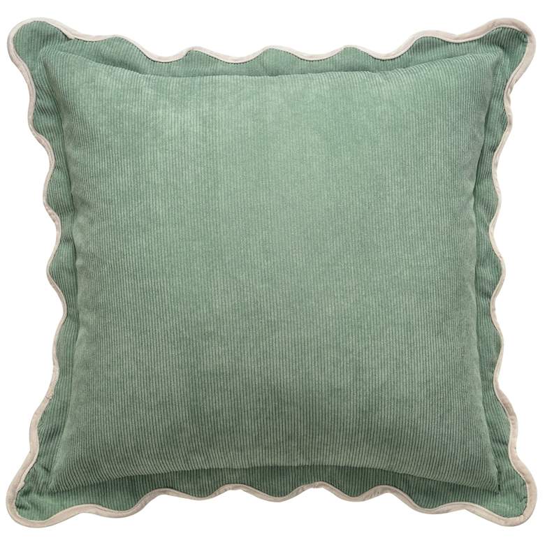 Image 2 Tamara Day Sophie 22" x 22" Seafoam, Lavender & Cream Down Fill Pillow